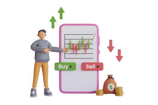 Investitore che monitora i risultati di trading su Eni